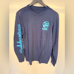 Milwaukee Pedal blue long sleeve tee